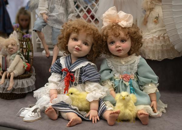 на выставке Moscow Fair - Мишки Тедди и куклы на Тишинке